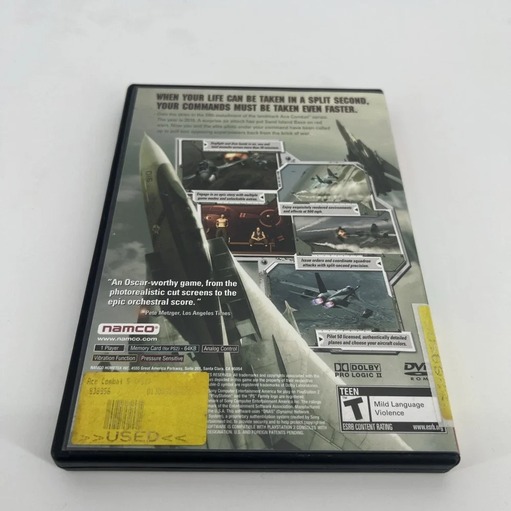 Ace Combat 5: The Unsung War (Sony PlayStation 2, 2004)
